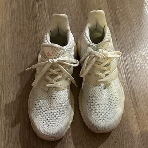 adidas women’s ultraboosts Off-White Knit Lace-Up Sneakers